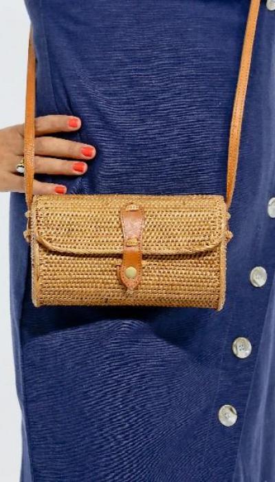 Sac rotin naturel